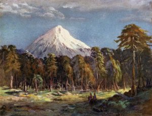南安第斯山脉的Llanin山 作者 欧内斯特·威廉姆·圣诞节